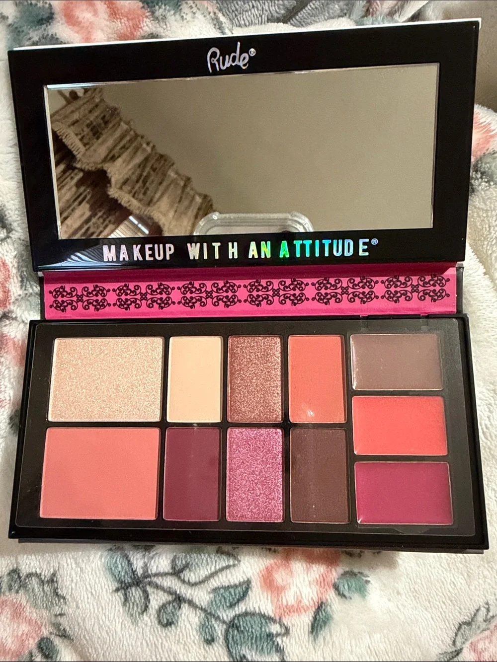RUDE Queen of Diamonds Face Card Palette